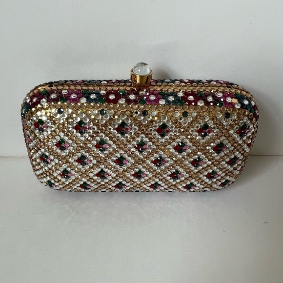 Jeweled Micro Cross Body/Clutch. NWOT - Picture 1 of 7